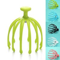 Samoii Scalp Massagers, Handheld Head Massager 12 Claws Portable Massage Tool Scalp Massager for Men Women (Green)