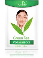 Green Tea Cream Facial Mask Prevention of Skin Aging Signs. Code: 50101, Weight: 18 g (2 pcs per Pack)