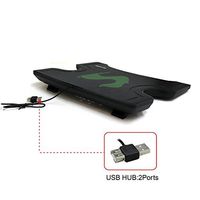 Sanoxy 15-Inch Laptop Compact 2 USB Port Laptop Notebook Cooling Pad and Stand with 1 Large Fan for Apple MacBook Pro, Notebook (SANOXY-LT-COL15)