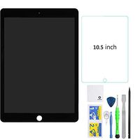 FixCracked Replacement LCD Screen and Glass Touch Digitizer + Screen Protector for ipad pro 10.5 with Professional Tool Kit（Black）
