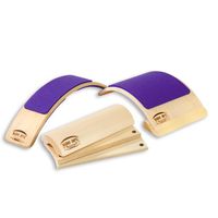 Spine Stretching (Purple) Therapeutic Device Combo with Four in One Adjustable Wooden Pillow, Two in One Back & Lumbar Stretcher, Back Flex & Posture Device