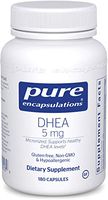 Pure Encapsulations - DHEA 5 mg - Micronized Hypoallergenic Supplement to Support Healthy DHEA Levels - 180 Capsules