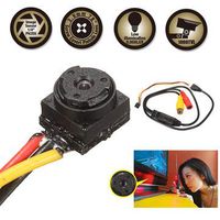 Home Hidden Camera - Hidden Home Security Camera - 1000TVL Color Mini Screw Pinhole Button Hidden Camera Home CCTV Security (Cctv Camera Hidden)