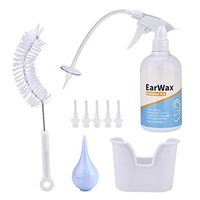 QAZWSX Ear Wax Remover,Ear Cleaner Tool Kit for Ear Irrigation Ear Washer Bottle System for Ear Wax Cleaning Remover for Adults & Kids&Olders