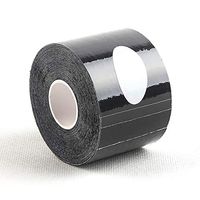 Kinesiology Muscle Elastic Tape Waterproof Sports amouflage Tape Pain Relief and Injury Recovery Therapeutic Support Latex Free （2 Roll,2 in,16 ft） (Black)