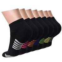Compression Running Plantar Fasciitis Socks for Men & Women - Low Cut Cushion Socks Fit for Athletic,Travel, Sports, Medical