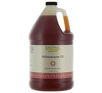 Banyan Botanicals Mahanarayan Oil – 99% Organic Ayurvedic Massage Oil – Soothes Sore Muscles, Supports Healthy and Comfortable Joints, Tendons & Muscles – 128oz. – Non GMO Sustainably Sourced Vegan