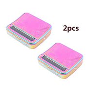 Cigarette Rolling Machine Portable,with Automatic Cigarette Rolling Device Metal Box Cigarette Smoking Roller Rolling Maker Box for Slim Cigarette Rolling Machine