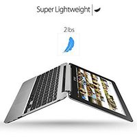 2018 Newest Premium High Performance Asus 10.1" Touchscreen Flip 2-in-1 Chromebook Rockchip RK3399 Processor 4GB RAM 16GB eMMC Hard Drive 802.11AC WIFI HDMI Webcam Bluetooth Chrome OS-Silver
