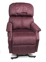 Golden Technologies Lift Chair Comforter Series Recliner PR501 Medium Size 3 Position Rising Electric Power Chaise Lounger - Cabernet Red Color Fabric