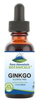 Gingko Biloba Liquid Extract – Alcohol Free Tincture of Wild Harvest Ginkgo Biloba Leaf – 1 fl oz Supplement