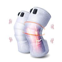 Heated Knee Physiotherapy Brace Wrap Rechargeable Electric Heating Pads Knee Hot Therapy Brace 3 Temperature Control Joint Warmer Muscles Arthritis Pain Relief