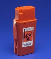 Covidien/Kendall Healthcare Sharps Container, Transportable, Red, 1 Quart - Each