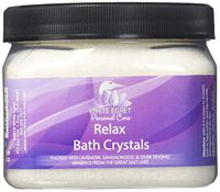 White Egret Bath Crystals, Relax, 16 Ounce