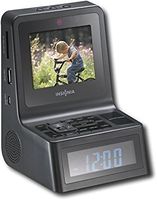 Insignia Dual Alarm Clock Radio with Photo Display Black NS-DPFC01