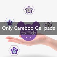 Careboo Replacement Gel Pads Period for Cramps Relief Device，Purple