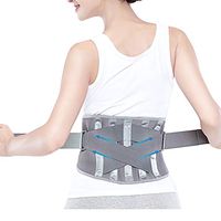 WYNZYHY Self-Heating Belt, Lumbar Disc Strain Lumbar Intervertebral Disc Self-Heating Warm Palace Backache Warm Lumbar Support Gray (Size : L)