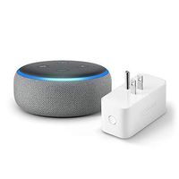 Echo Dot (3rd Gen) bundle with Amazon Smart Plug - Heather Gray