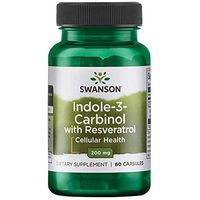 Swanson Indole-3-Carbinol with Resveratrol 200 Milligrams 60 Capsules