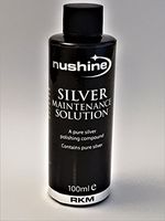 Nushine Silver Maintenance Solution 3.4 Oz - contains pure silver (perfect for worn silver)