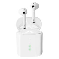 Earphones Bluetooth Wireless，HD-S16 TWS Wireless Bluetooth 5.0 Stereo Headset with Charging Case (White)