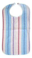 3 Terry Clothing Protector Stripes Print - Adult Bibs