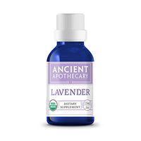 Lavender Organic Essential Oil from Ancient Apothecary, 15 mL - 100% Pure and Therapeutic Grade