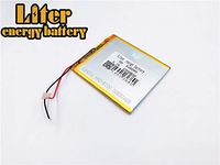 BIHUADE 3.7V 4200mAh 358090 Polymer Lithium Li-ion Battery Rechargeable Lithium Polymer Li-Po Battery for MP4 GPS MP3 Bluetooth Stereo DIY Gift (358090)