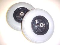 (2) 8" x 2" 200 x 50 electric wheelchair solid caster tires