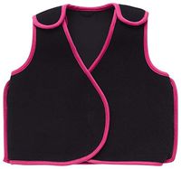 PunkinFutz PunkinHug Compression Vest, Small, Black with Pink Trim