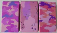 Eclipse 2-Assorted Multi Camouflage Push Open Cigarette Case, Fit 100's, 3117C-Pink-2