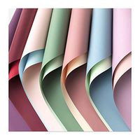 Losip-cc 13 Color Waterproof Flower Wrapping Paper Double Colors Gift Packaging Paper 20 Sheets/Set (Color : 011)