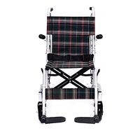 ChenCheng Wheelchair Aluminum Alloy Foldable Light and Easy to Carry Manual Old Scooter Medical Supplies