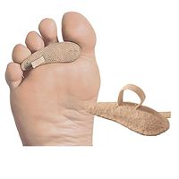 Unisex Adult Prop'R Toe Felt Cushion for Bent Toe Pain Relief - Left Foot- Medium