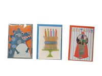 Gift Enclosure Card, Assorted Birthday, Set of 3 Cards with Envelopes