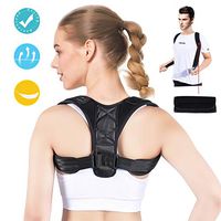 Posture Corrector for Men and Women, Adjustable Upper Back Brace, Back Straightener Clavicle Support, Providing Pain Relief from Neck, Back & Shoulder.