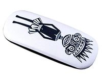 Indian Style Glasses Case Protective Holder Hard Leather Eyeglasses Case - 07