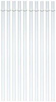 Reusable Hard Plastic Drinking Straws - Thick & Heavy Straw Long Enough For 30 oz Yeti & RTIC Tumblers (10")