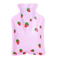 Mini Hot Water Bottles(Strawberry Style) Hot Water Bag Water Warm Handbags,100ml
