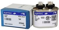 Genteq GENTEQ - C305L / 97F5705 GE Capacitor Oval 5 uf MFD 370 Volt 97F5705 (Replaces Old GE# Z97F5705, 97F95702, Z97F5702), 5uf 370 Vac(VAC), 5X370 Run Capacitor