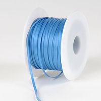 Antique Blue Satin Ribbon 1/8 inch 100 Yards