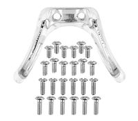 Epad Softwing Saddle Bridge Unifit Nose Pads (3 Pieces) Silicone with 24-Piece Multi-Size Screw Kit