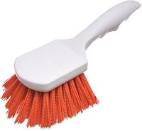 Carlisle 4054124 Sparta Utility Scrub Brush, 8" x 3", Orange