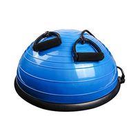 Lana Yoga Ball, Explosion-Proof Yoga Ball Fitness Pukati Semi-Circle Balance Ball Rehabilitation Training Ball (Color : Blue)