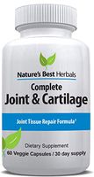 Fast Acting Joint Pain Relief & Cartilage Repair Supplement | Complete Support for Joint Tissue & Cartilage | Includes Turmeric with BioPerine for Maximum Absorption | 60 Capsules