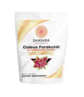 Samsara Herbs Coleus Forskohlii Root Extract Powder (4oz/114g) 20:1 Concentration - Non - GMO, Weight Loss, Respiratory, Energy, Circulation, Digestion
