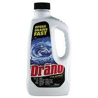 Drano 000116EA Liquid Drain Cleaner, 32oz Safety Cap Bottle
