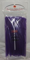 IGC 100 Drinking Straws - Flex/Flexible Drinking Straws - Purple - Luau - Wedding - Party - Anniversary Supplies