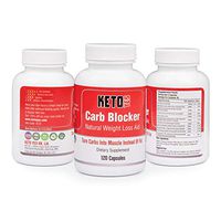 KETO Yes Carb Blocker - 120 Caps Blocks the absorption of Carbohydrates and redirects them into muscles. Promotes healthy weight loss. Clinically tested. More effective than White Kidney Bean Extract.