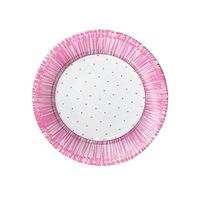 Caspari Tutus Paper Salad & Dessert Plates, 8 Per Package